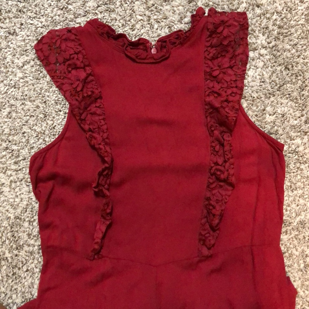 Bold and beautiful host pick  Maroon jumpsuit